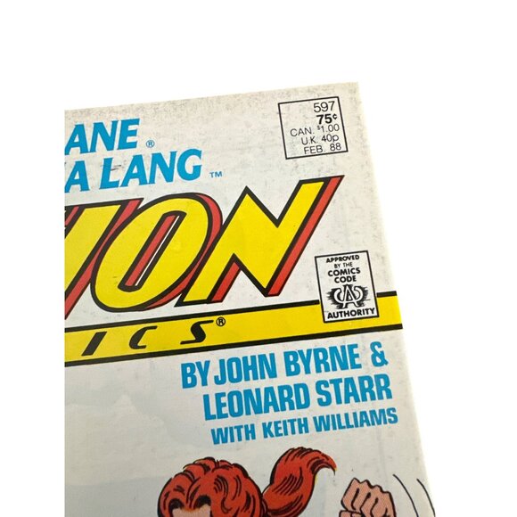 DC Comics Action Comic Superman #597 Feb 1988 Lois Lane Lana Lang Bagged Boarded - Picture 2 of 6